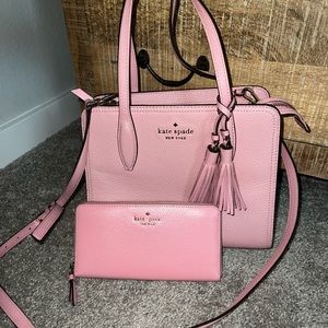 Kate Spade Pink Purse/Wallet Set